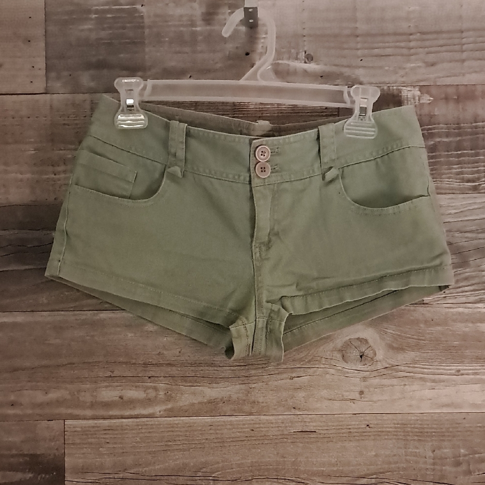 Forever 21 Sage High Waist Shorts